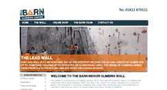 Desktop Screenshot of barnclimbingwall.co.uk